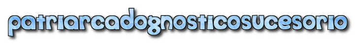 Logo patriarcadognosticosucesorio